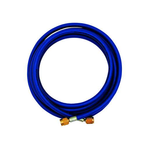 [11458] Blue pressure hose 1/4" SAE x 1/4" SAE. Length 1500 mm.