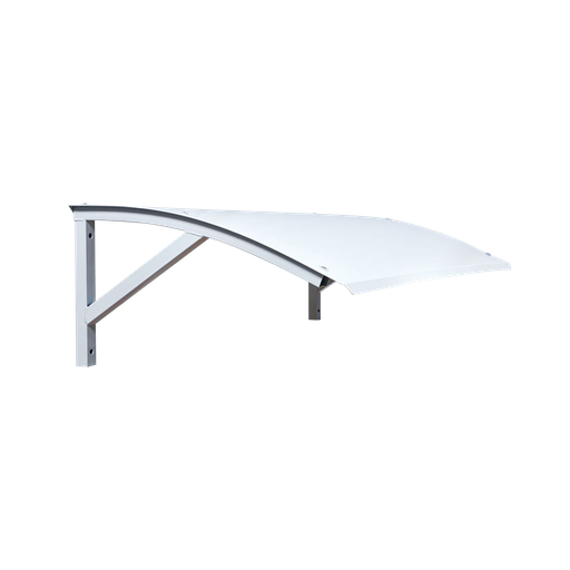 [OC1001] Metal Roof Curved 200x920x540 mm (HxWxD), RAL 9002