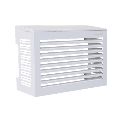 [SCD500164] Udendørsenhedsdæksel med 5° skråt tag, RAL9002. 1100x850x600 mm.