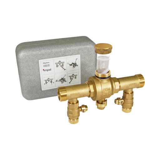 [752000032] Filling device 752-32, 1 1/4"M, key grip, insulation. DN32.